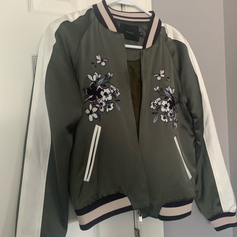 Aritzia Talula skull bomber
